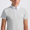 Cavalleria Toscana SS25 CT Jersey S/S Zip Competition Shirt Boys
