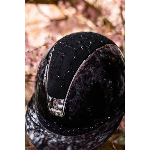 Samshield 2.0 Miss Shield Glossy Zwart Cherry Blossom Chrome Black Trim Blazon + 5 SW