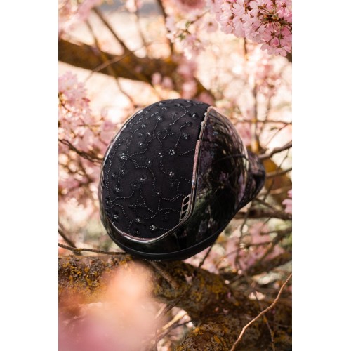 Samshield 2.0 Miss Shield Glossy Zwart Cherry Blossom Chrome Black Trim Blazon + 5 SW