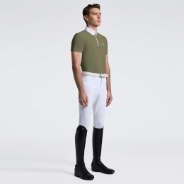 Cavalleria Toscana FW26 CT джерси S/S молнией турнирная мужская рубашка