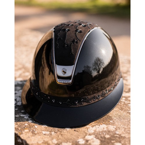 Samshield 2.0 Miss Shield Glossy Zwart Cherry Blossom Chrome Black Trim Blazon + 5 SW