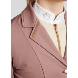 Montar FW25 MOGlenda турнирный фрак розовым золотом caviar tape и crystal
