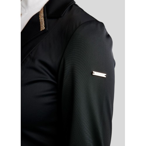 Montar FW25 MOGlenda competition jacket Rosegold caviar tape and crystal