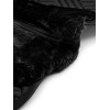 Equestrian Stockholm FW25 Holiday Spring Saddle Pad Vegan Fur Crystal Black