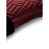 Equestrian Stockholm FW25 Holiday Jump Saddle Pad Vegan Fur Crystal Bordeaux