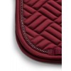 Equestrian Stockholm FW25 Holiday Dressage Saddle Pad Vegan Fur Crystal Bordeaux
