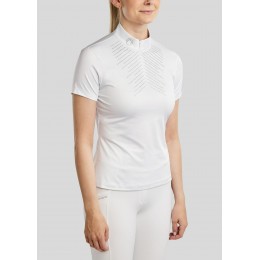 Montar SS26 MoSparkle турнирная рубашка с Champagne Crystals белый