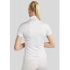 Montar SS26 MoSparkle Competition Shirt with Champagne Crystals White