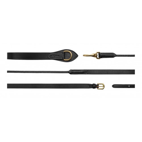 Dyon Slofteugel in leer/nylon 5/8" D Collection