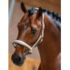 Equestrian Stockholm Glimmer Anatomical Leather Halter Sand