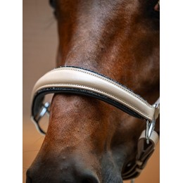 Equestrian Stockholm Glimmer Anatomical кожаный недоуздок Sand