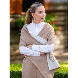 Equestrian Stockholm Woven Scarf Sand