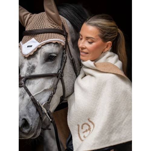 Equestrian Stockholm Woven Scarf Sand