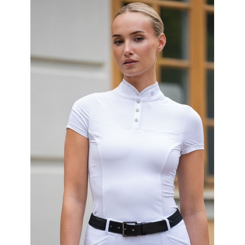 Equestrian Stockholm Revenew Competition Shirt Short Sleeve White