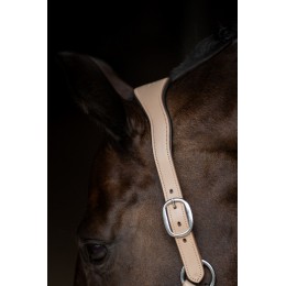 Equestrian Stockholm Glimmer Anatomical кожаный недоуздок Sand