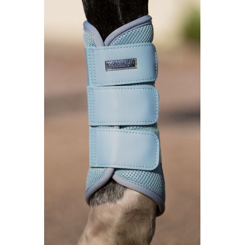 Equestrian Stockholm Ice Blue Classic Mesh Brushing Boots