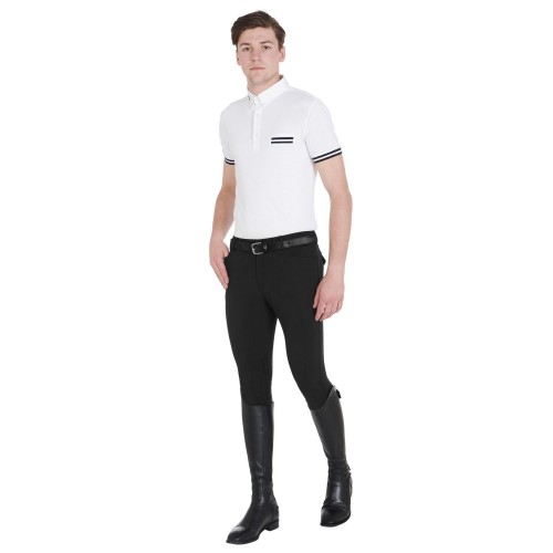Equestro FW25 Men's Riding Breeches Slim Fit Grip