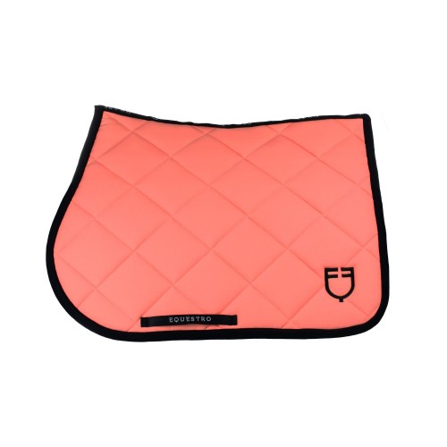 Equestro SS26 Jumping Saddle Pad Black Line