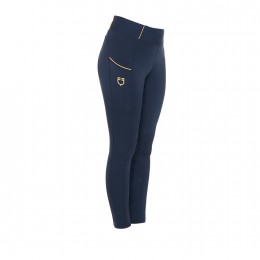 Equestro FW25 детские леггинсы для верховой езды флисовый