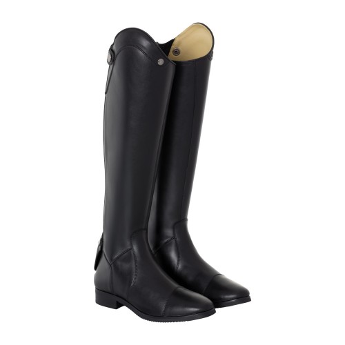 Nemesis unisex slip-on boots with rear zipper