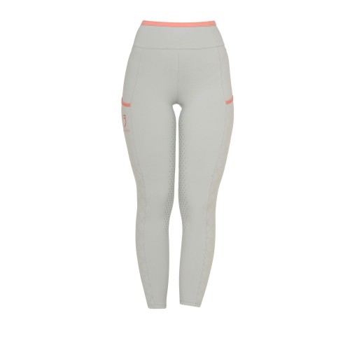 Equestro SS26 Riding Tights Perforated Hyrbid Woman