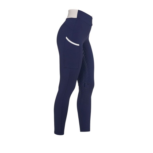 Equestro SS26 Riding Tights Cross Knee grip Woman