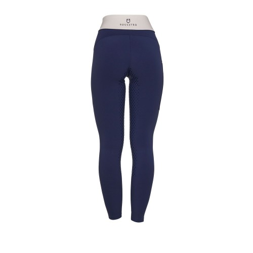 Equestro SS26 Riding Tights Cross Knee grip Woman