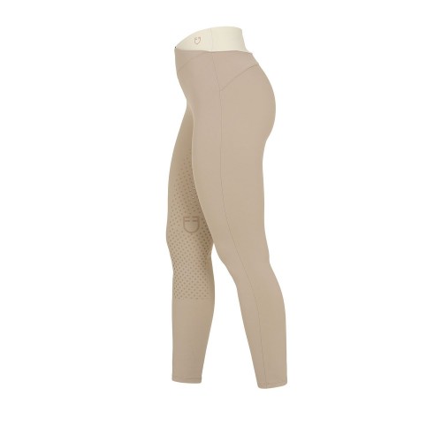 Equestro SS26 Riding Tights Cross Knee grip Woman
