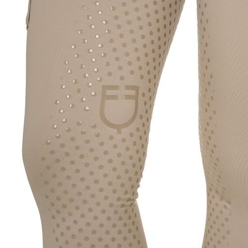 Equestro SS26 Riding Tights Cross Knee grip Woman