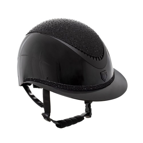 Equestro Helmet Rhinestone Polo Visor