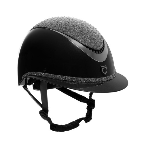 Equestro Helmet Rhinestone Polo Visor