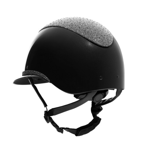 Equestro Helmet Rhinestone Polo Visor
