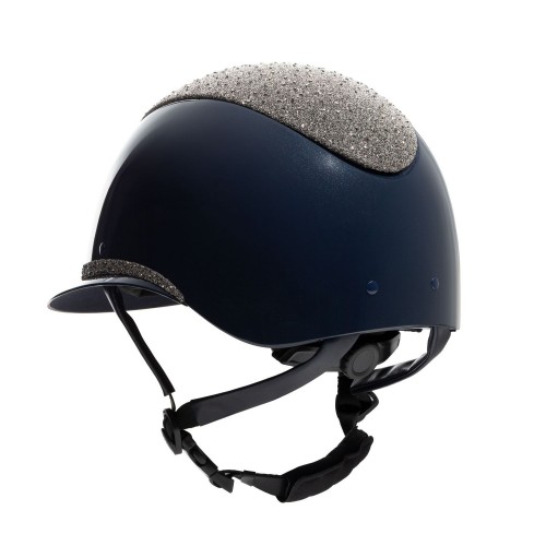 Equestro Helmet Rhinestone Polo Visor