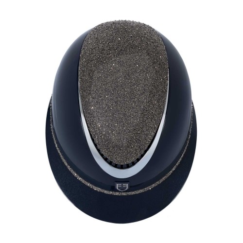 Equestro Helmet Rhinestone Polo Visor