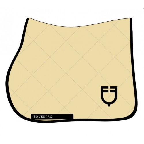 Equestro SS26 Jumping Saddle Pad Black Line