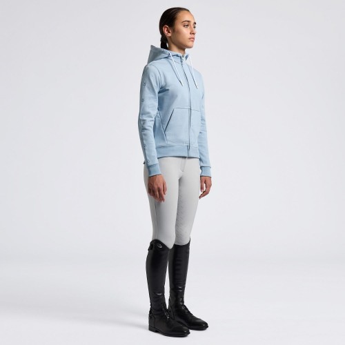 Cavalleria Toscana SS25 CT Diagonal Zip Hoodie Girls