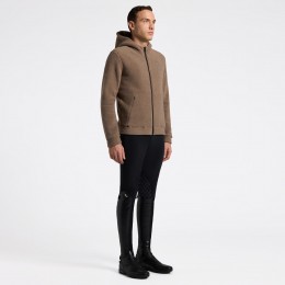 Cavalleria Toscana FW25 CT флисовый худи на молнии мужской