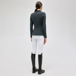 Cavalleria Toscana FW'24 GP молнией куртка для верховой езды турнирный фрак женский