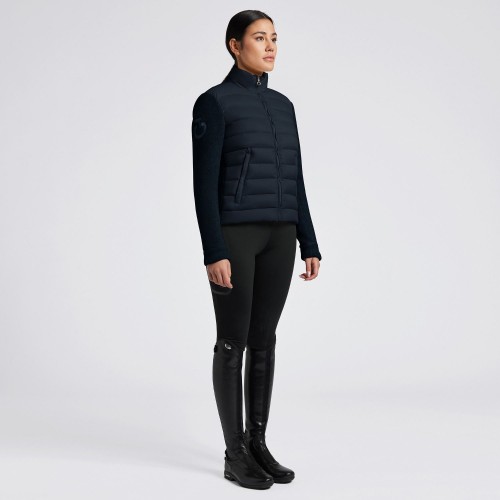 Cavalleria Toscana FW'24 CT Nylon Quilted Fleece Zip-Up Women's Jacket