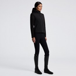 Cavalleria Toscana FW25 CT Hybrid утеплённая куртка/Tech Knit женский с капюшоном куртка