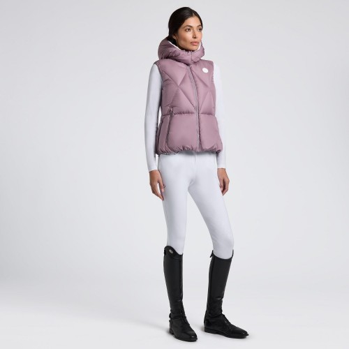Cavalleria Toscana FW25 CT Hooded Down Padded Nylon Bodywarmer Ladies