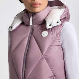 Cavalleria Toscana FW25 CT с капюшоном пуховый утеплённый нейлоновый женский жилет