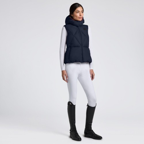 Cavalleria Toscana FW25 CT Hooded Down Padded Nylon Bodywarmer Ladies