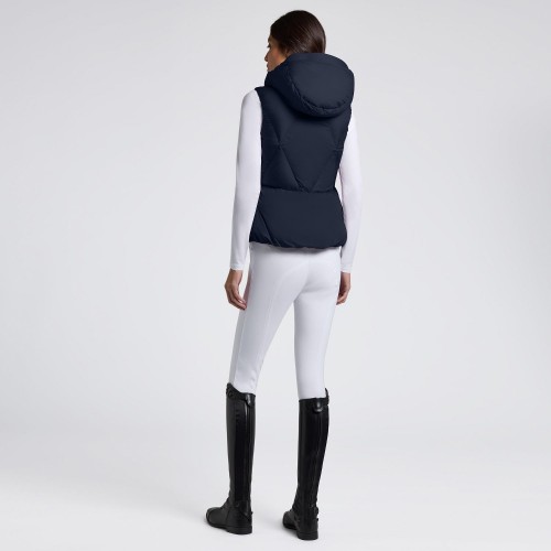 Cavalleria Toscana FW25 CT Hooded Down Padded Nylon Bodywarmer Ladies