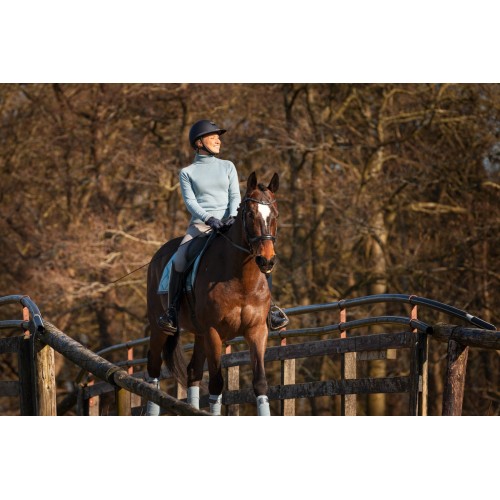 Equestrian Stockholm Steel Blue Dressage Saddle Pad
