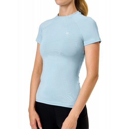 Equestrian Stockholm Ice Blue Dynamic Base Layer Short Sleeve