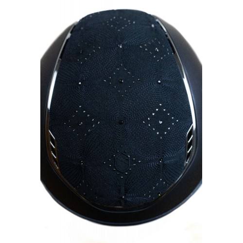 Samshield 2.0 Miss Shield Shadowmatt Blue Celestial Top and Frontal Chrome Silver Trim Blazon