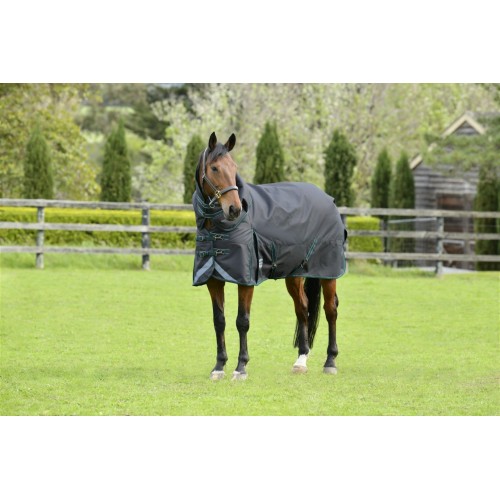 Weatherbeeta ComFiTec Plus Dynamic II Detach-A-Neck Medium 220g Dark Green/Grey