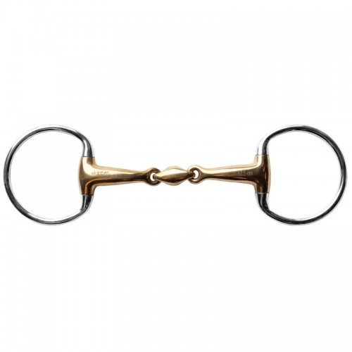 Stübben Sweet Copper Double-Jointed Eggbutt Snaffle 16 mm