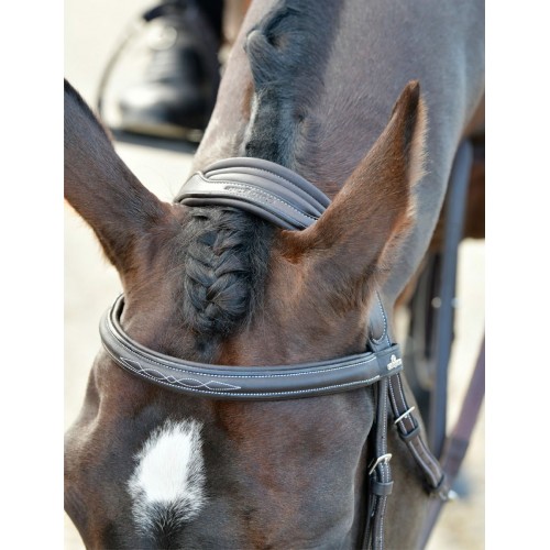 Collegiate Comfitec Opulux Fancy Stitch Padded Hanoverian Bridle